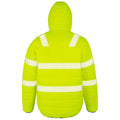 Fluorescent Yellow - Back - Result Genuine Recycled Unisex Adult Ripstop Safety Jacket