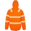 Fluorescent Orange - Side - Result Genuine Recycled Unisex Adult Ripstop Safety Jacket