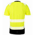 Fluorescent Yellow - Side - Result Genuine Recycled Mens Safety T-Shirt