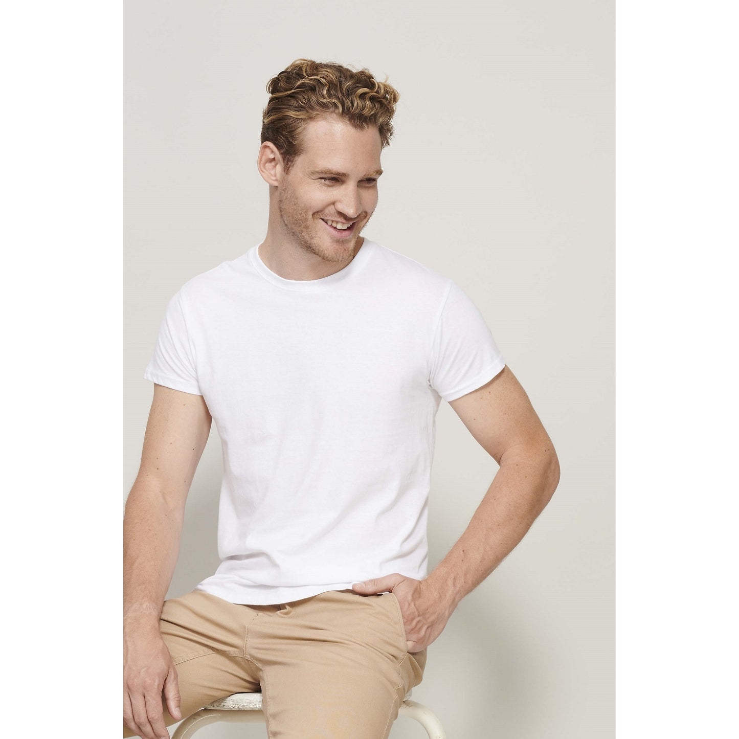 White - Back - SOLS Unisex Adult Epic Organic T-Shirt