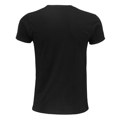 Deep Black - Back - SOLS Unisex Adult Epic Organic T-Shirt