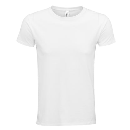 White - Front - SOLS Unisex Adult Epic Organic T-Shirt