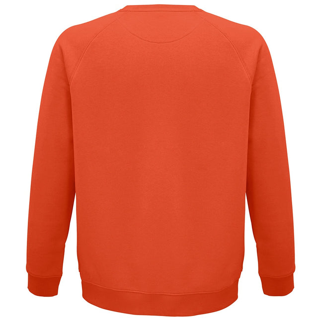 Burnt Orange - Pack Shot - SOLS Unisex Adult Space Organic Raglan Sweatshirt