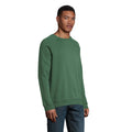 Bottle Green - Side - SOLS Unisex Adult Space Organic Raglan Sweatshirt