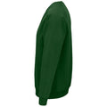 Bottle Green - Close up - SOLS Unisex Adult Space Organic Raglan Sweatshirt