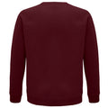 Burgundy - Pack Shot - SOLS Unisex Adult Space Organic Raglan Sweatshirt