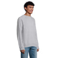 Grey Marl - Side - SOLS Unisex Adult Space Organic Raglan Sweatshirt