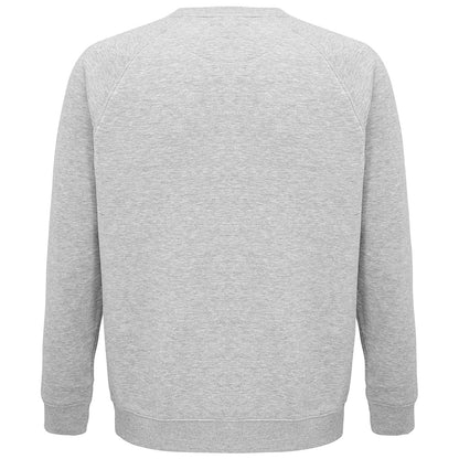 Grey Marl - Pack Shot - SOLS Unisex Adult Space Organic Raglan Sweatshirt