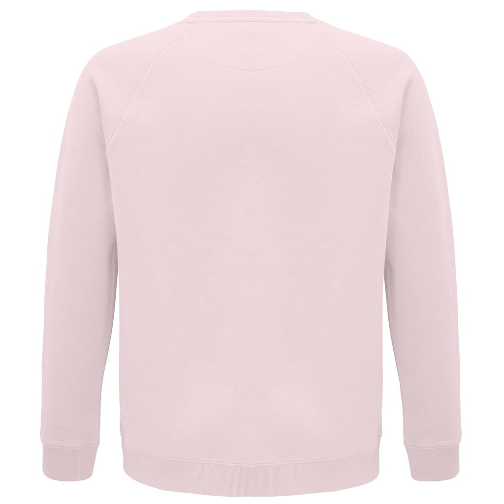 Pale Pink - Pack Shot - SOLS Unisex Adult Space Organic Raglan Sweatshirt