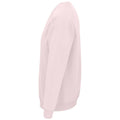Pale Pink - Close up - SOLS Unisex Adult Space Organic Raglan Sweatshirt