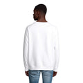 White - Lifestyle - SOLS Unisex Adult Space Organic Raglan Sweatshirt