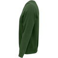 Bottle Green - Close up - SOLS Unisex Adult Comet Organic Sweatshirt