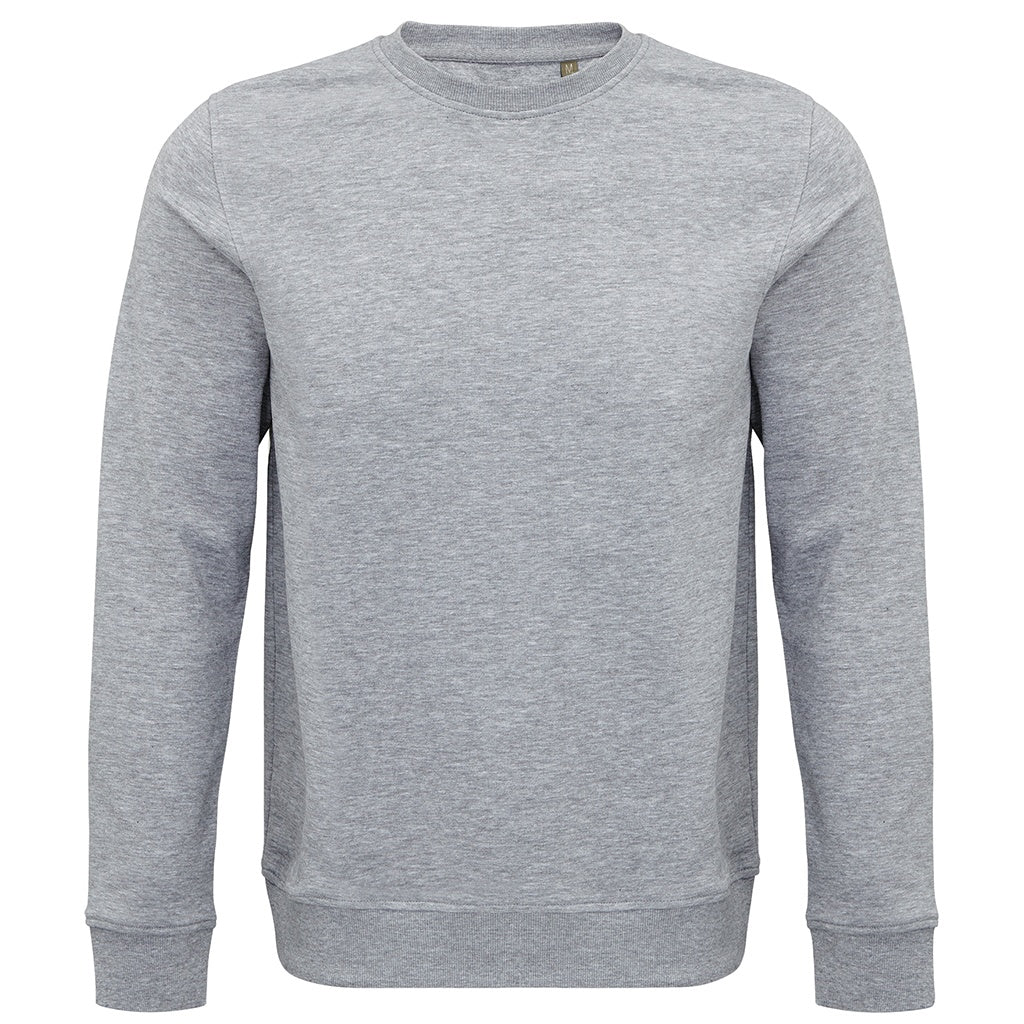Grey Marl - Front - SOLS Unisex Adult Comet Organic Sweatshirt