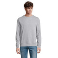 Grey Marl - Back - SOLS Unisex Adult Comet Organic Sweatshirt