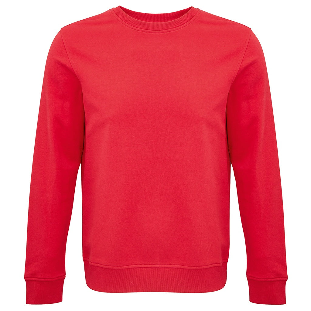 Red - Front - SOLS Unisex Adult Comet Organic Sweatshirt