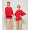 Red - Back - SOLS Unisex Adult Comet Organic Sweatshirt