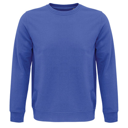 Royal Blue - Front - SOLS Unisex Adult Comet Organic Sweatshirt