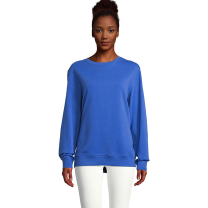Royal Blue - Back - SOLS Unisex Adult Comet Organic Sweatshirt