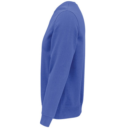 Royal Blue - Close up - SOLS Unisex Adult Comet Organic Sweatshirt