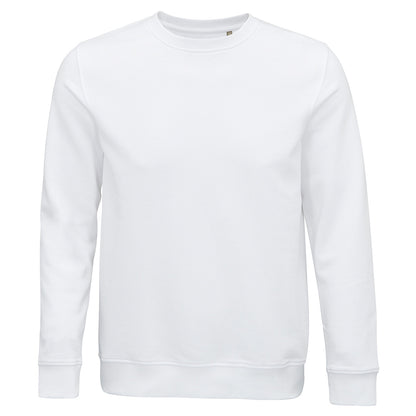 White - Front - SOLS Unisex Adult Comet Organic Sweatshirt