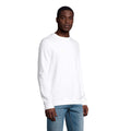 White - Side - SOLS Unisex Adult Comet Organic Sweatshirt