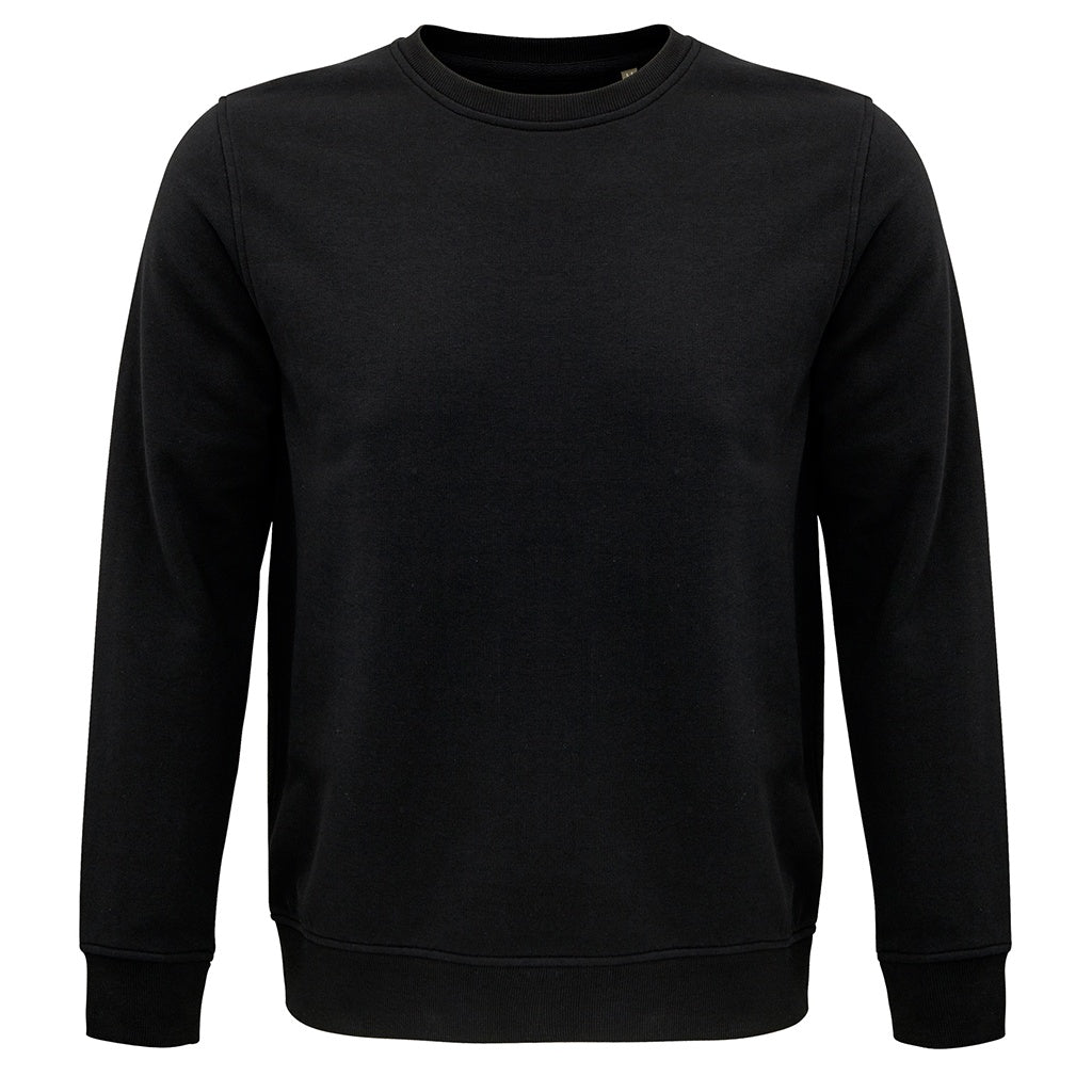 Black - Front - SOLS Unisex Adult Comet Organic Sweatshirt