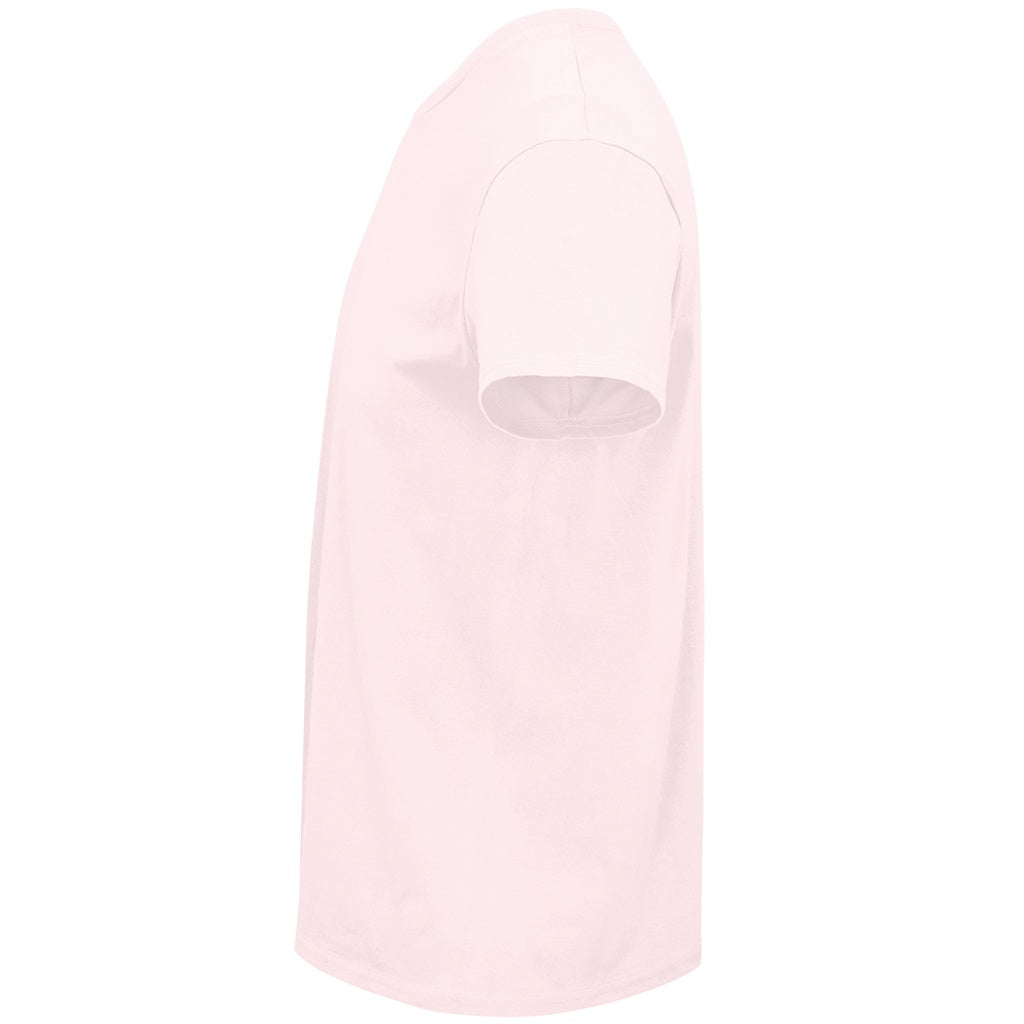 Pale Pink - Close up - SOLS Mens Crusader Organic T-Shirt