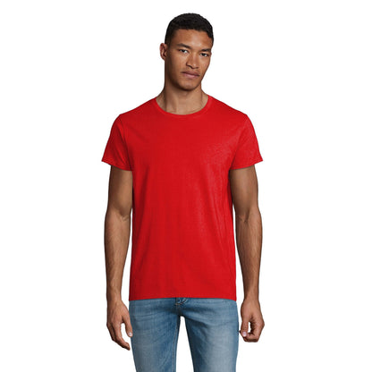 Red - Back - SOLS Mens Crusader Organic T-Shirt