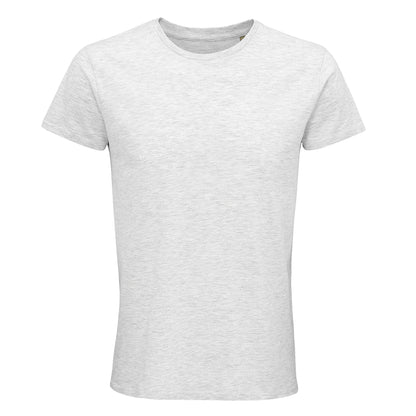 Ash - Front - SOLS Mens Crusader Organic T-Shirt