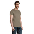 Khaki - Side - SOLS Mens Crusader Organic T-Shirt