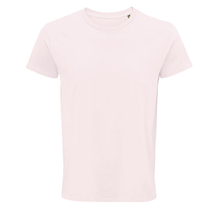 Pale Pink - Front - SOLS Mens Crusader Organic T-Shirt