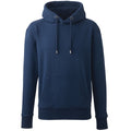 Navy - Front - Anthem Mens Organic Hoodie