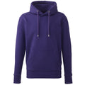 Purple - Front - Anthem Mens Organic Hoodie