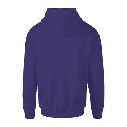 Purple - Back - Anthem Mens Organic Hoodie