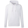 White - Front - Anthem Mens Organic Hoodie