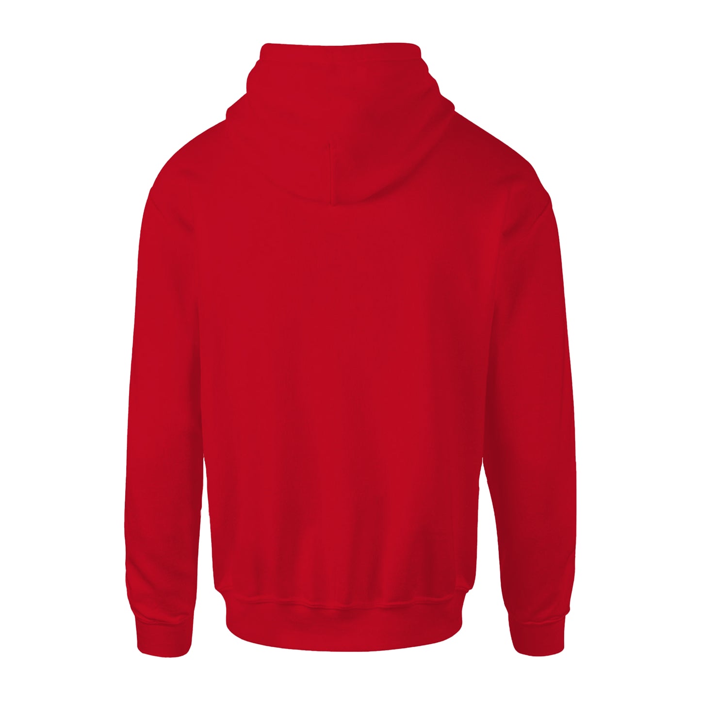 Red - Back - Anthem Mens Organic Hoodie