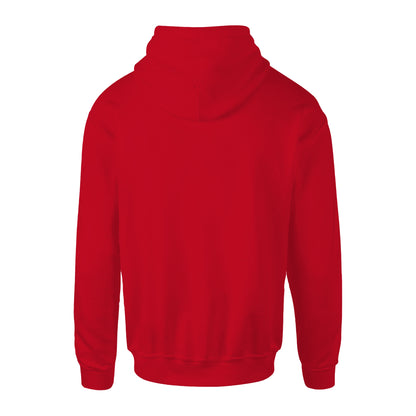 Red - Back - Anthem Mens Organic Hoodie