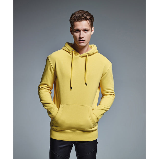 Yellow - Back - Anthem Mens Organic Hoodie