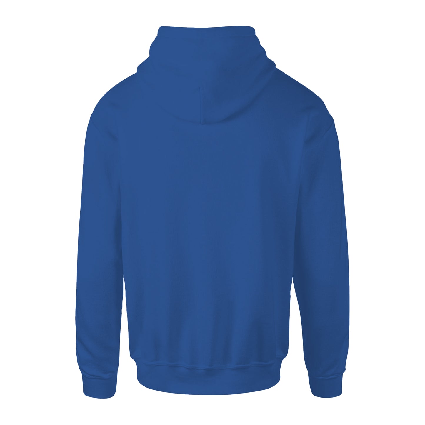 Royal Blue - Back - Anthem Mens Organic Hoodie