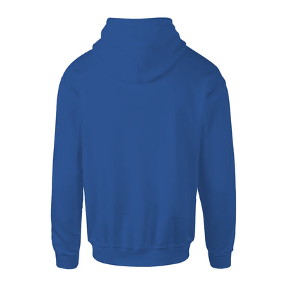Royal Blue - Back - Anthem Mens Organic Hoodie