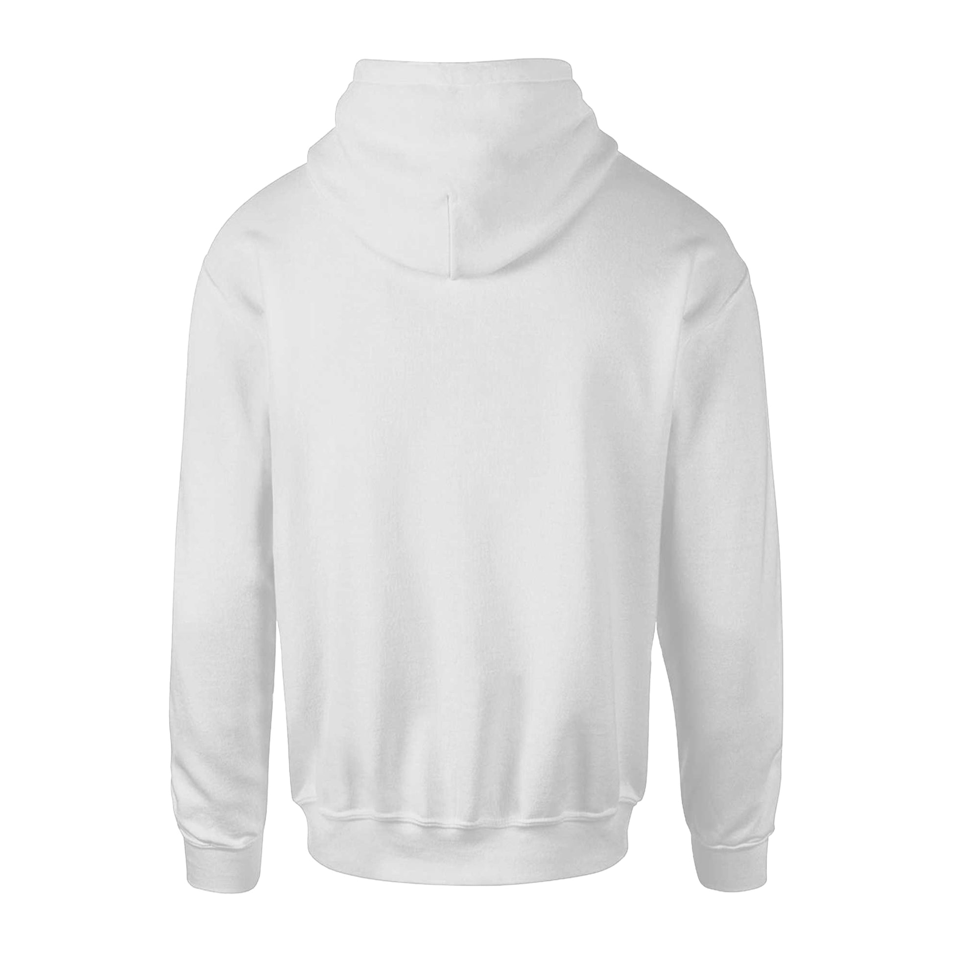 White - Back - Anthem Mens Organic Hoodie