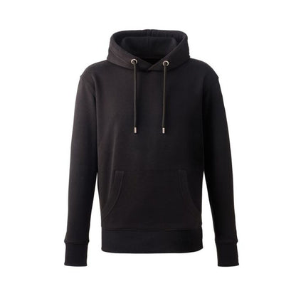 Black - Front - Anthem Mens Organic Hoodie