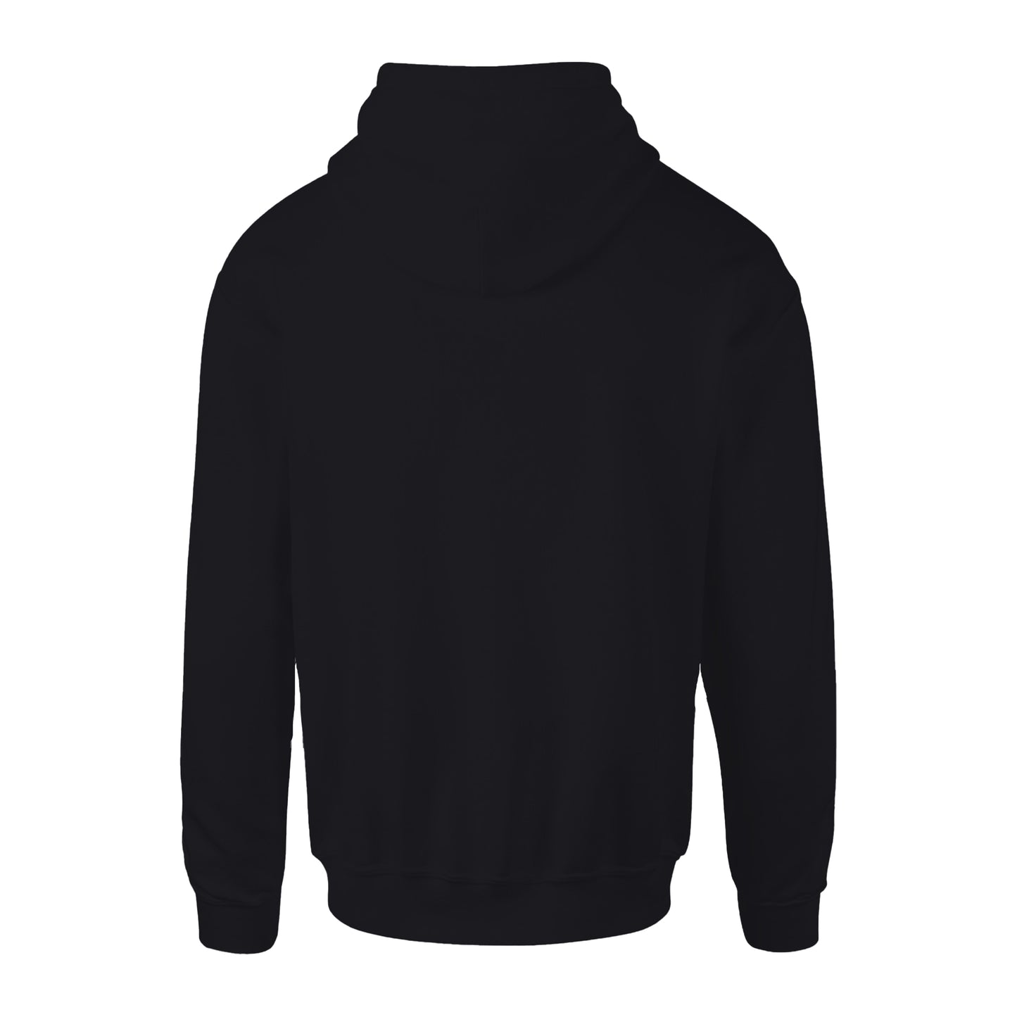 Black - Back - Anthem Mens Organic Hoodie