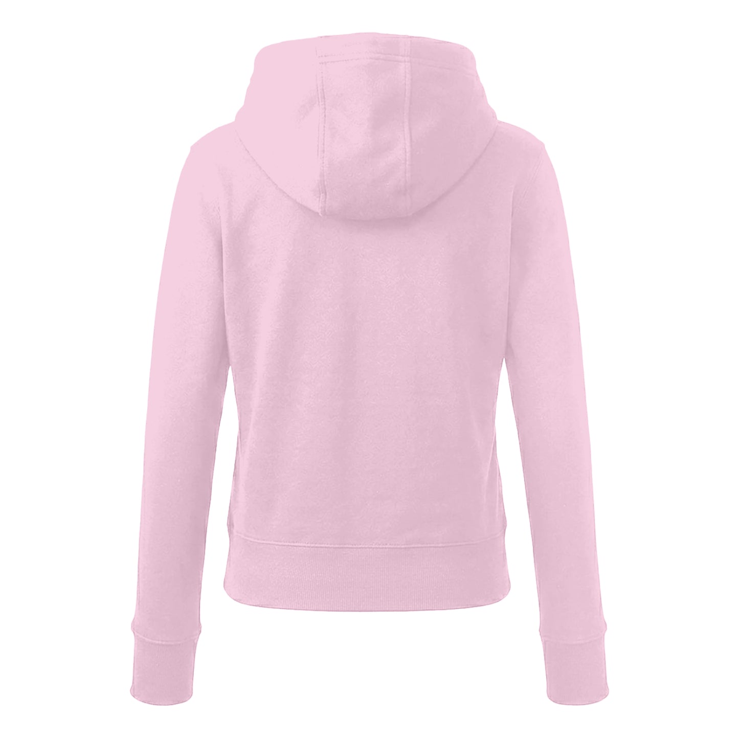 Pink - Back - Anthem Womens-Ladies Organic Hoodie