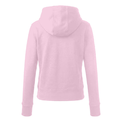 Pink - Back - Anthem Womens-Ladies Organic Hoodie