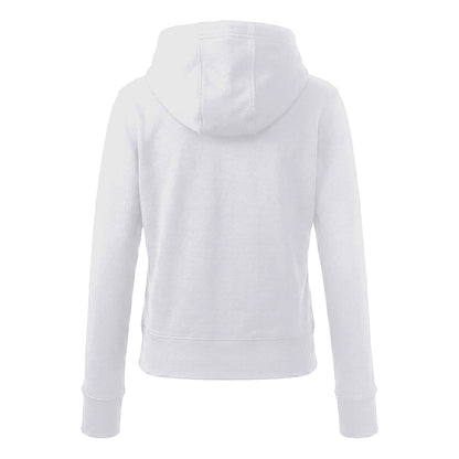 White - Back - Anthem Womens-Ladies Organic Hoodie