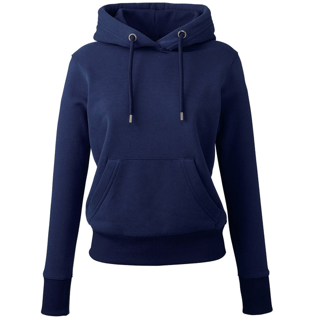 Oxford Navy - Front - Anthem Womens-Ladies Organic Hoodie