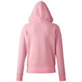 Pink - Back - Anthem Womens-Ladies Organic Full Zip Hoodie