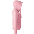 Pink - Side - Anthem Womens-Ladies Organic Full Zip Hoodie