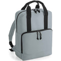 Grey - Front - Bagbase Cooler Recycled Backpack